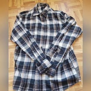 Uniqlo Flannel Shirt Grey Size S